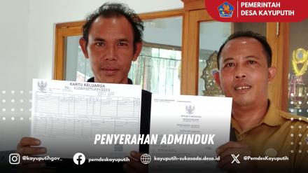 PENYERAHAN ADMINDUK